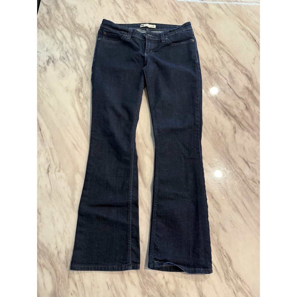 Levi's Demi Curve Bootcut Skinny Jeans Women's Size 30W x 32L Dark Wash Low Rise